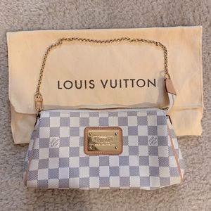 Louis Vuitton Damier Azur Eva Clutch/Crossbody